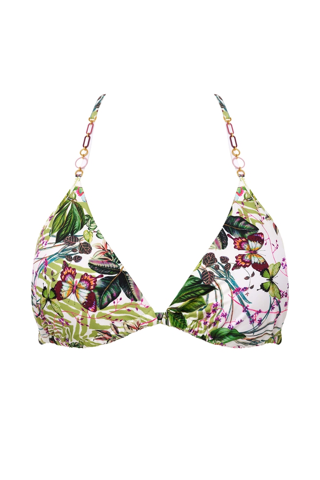 Лиф на завязках с принтом  1