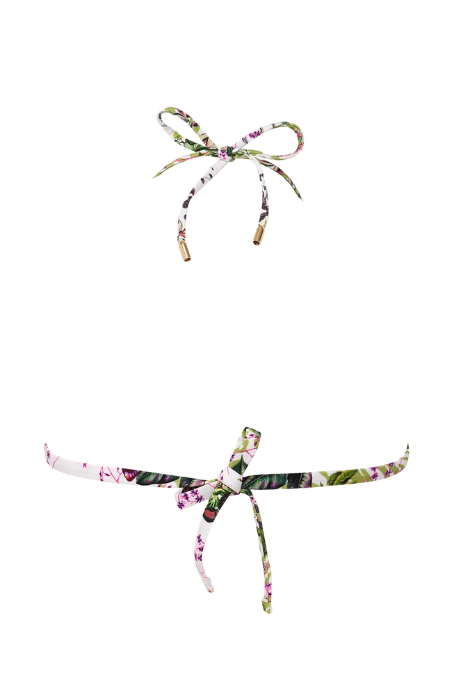 Лиф на завязках с принтом  2