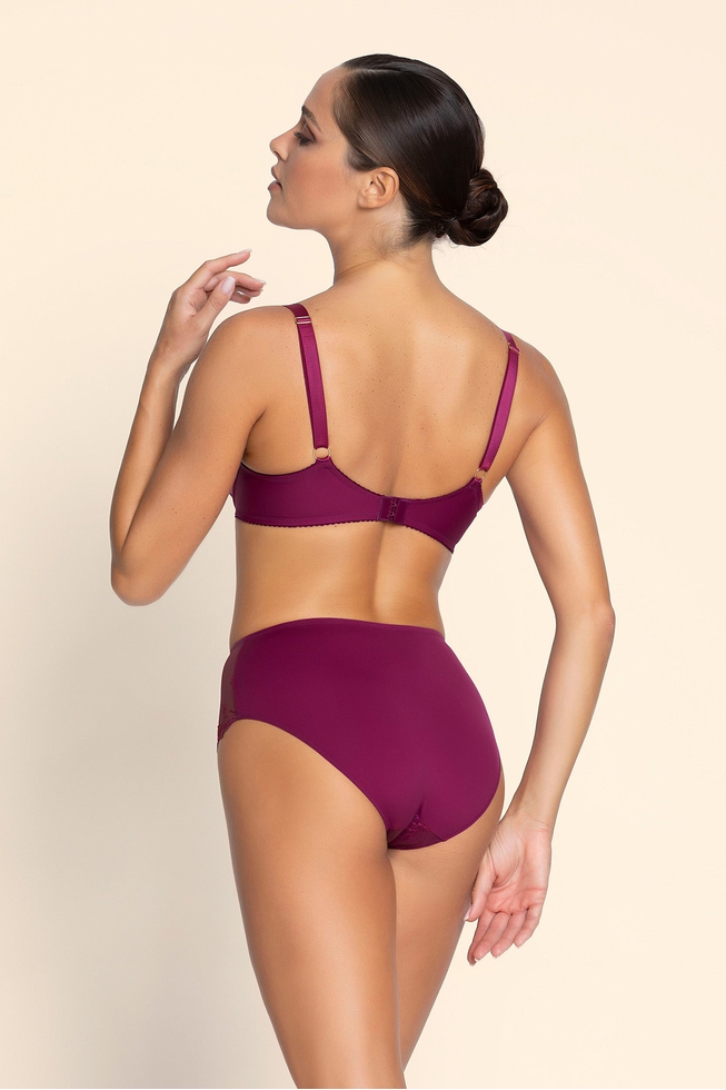 Женские высокие трусы-слипы с вышивкой 2