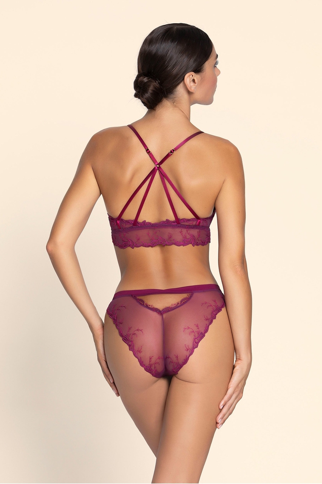 Женские трусы-слипы с вышивкой 2