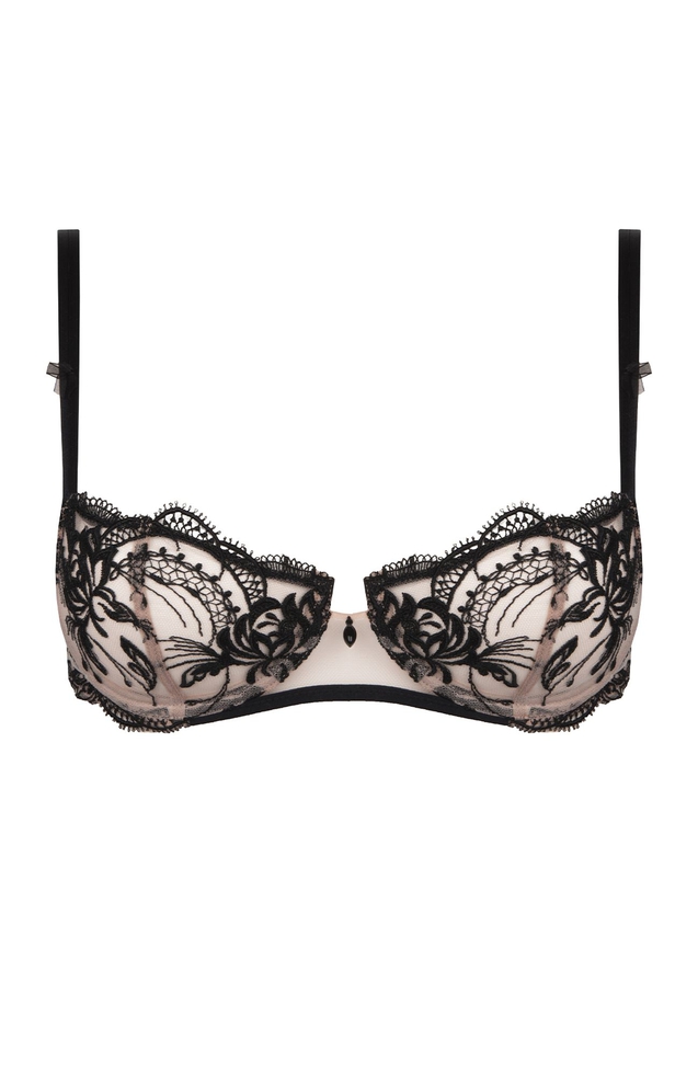 Бюстгальтер-балконет с плотной чашкой 1