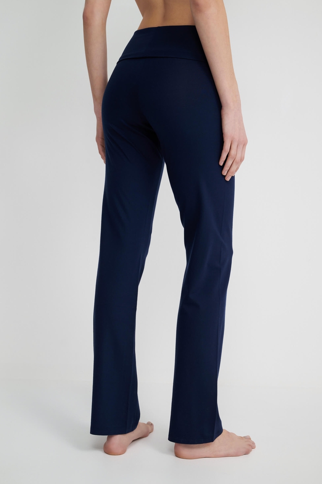 Брюки женские синие 2