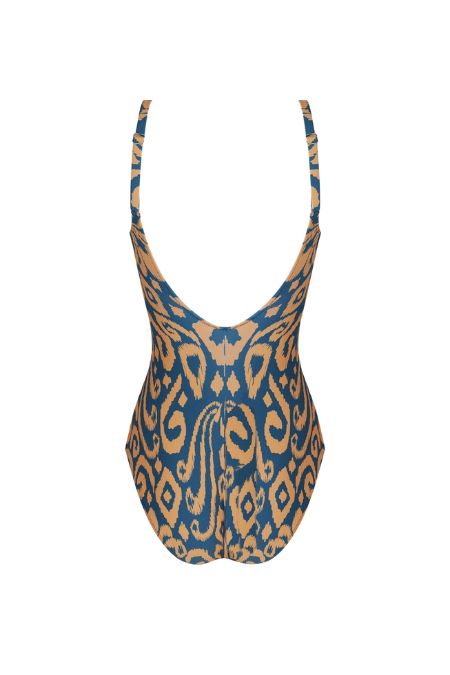  Слитный купальник с мягкими чашками  2