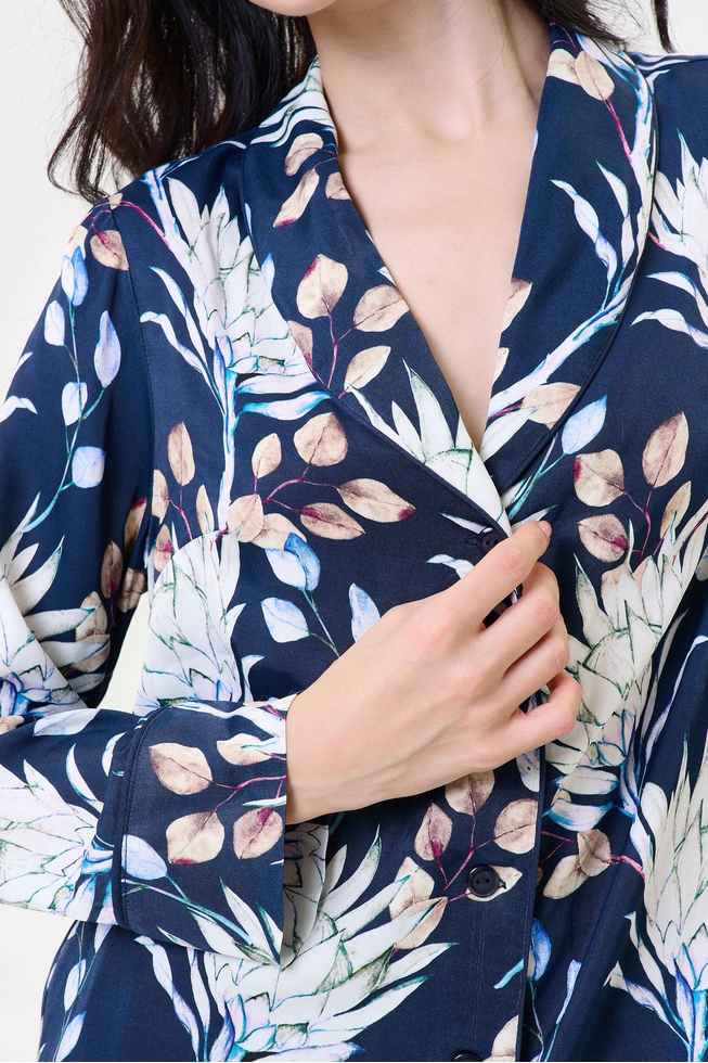  Женская домашняя рубашка с принтом 3