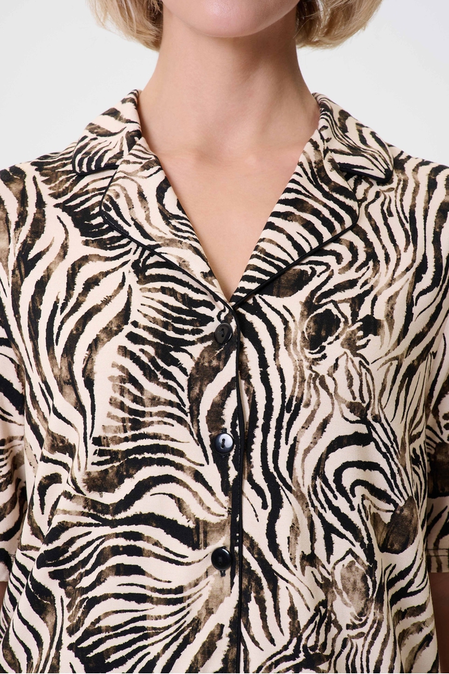  Женский домашний топ-блузка  4