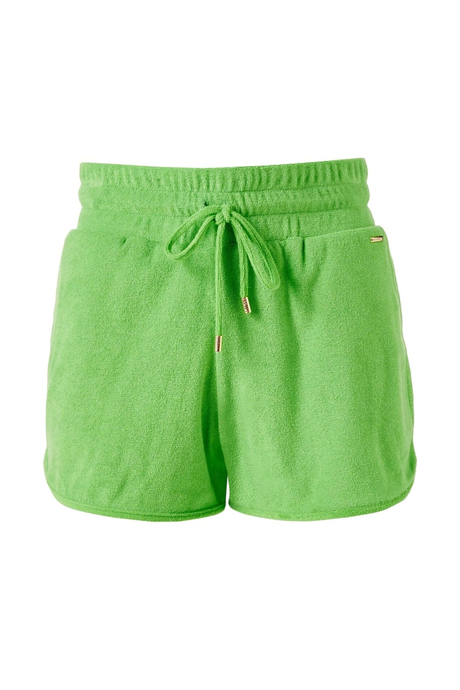 Пляжные женские зеленые шорты 1