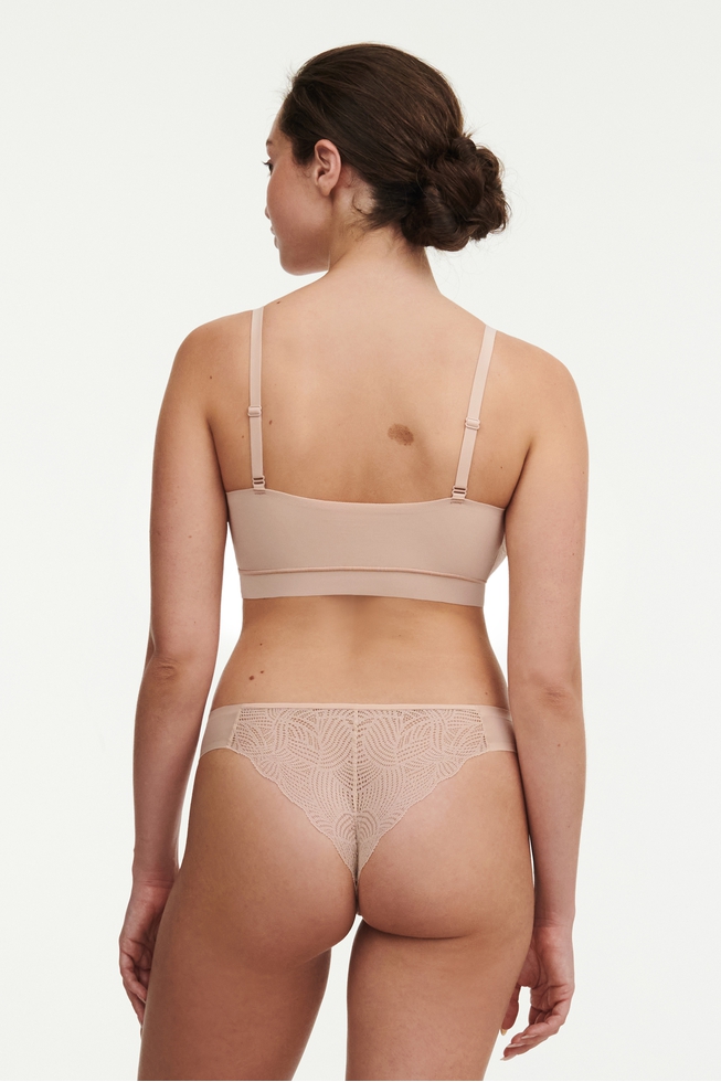  Бежевый бюстгальтер-топ Soft Stretch  5