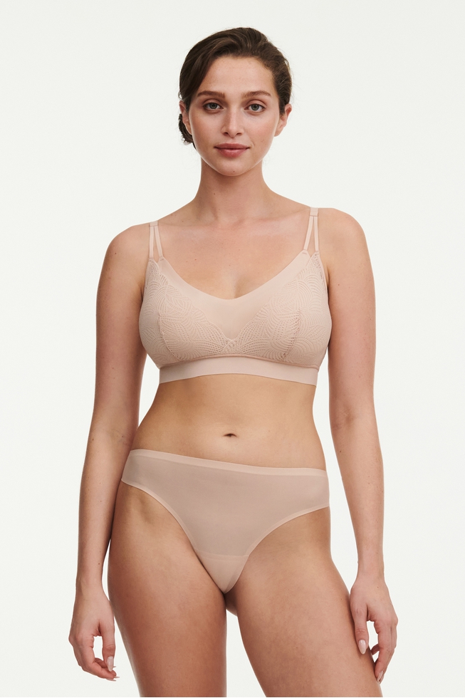  Бежевый бюстгальтер-топ Soft Stretch  4