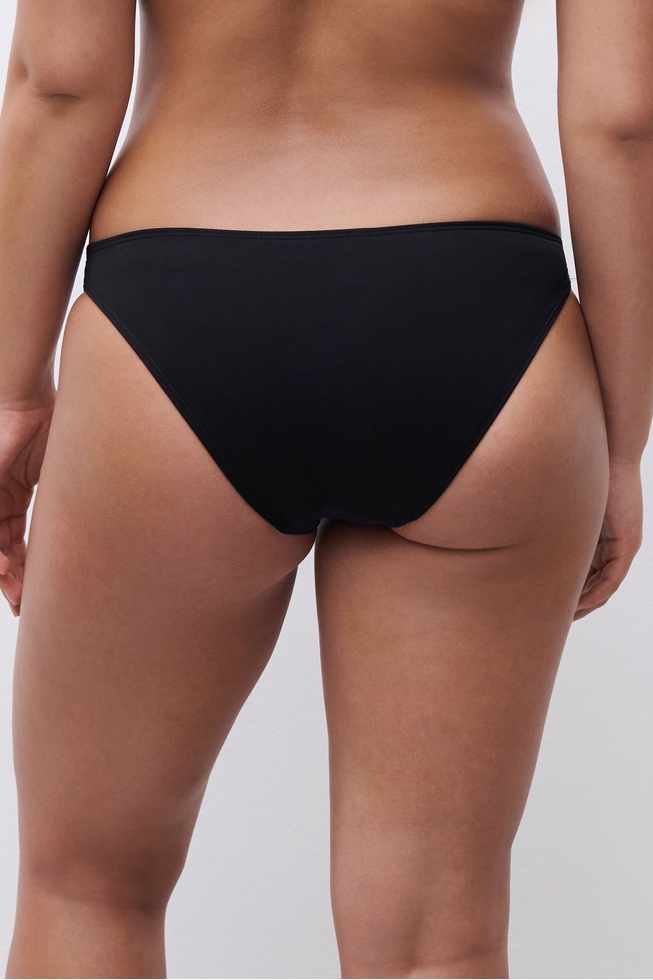 Женские черные плавки-бикини 2