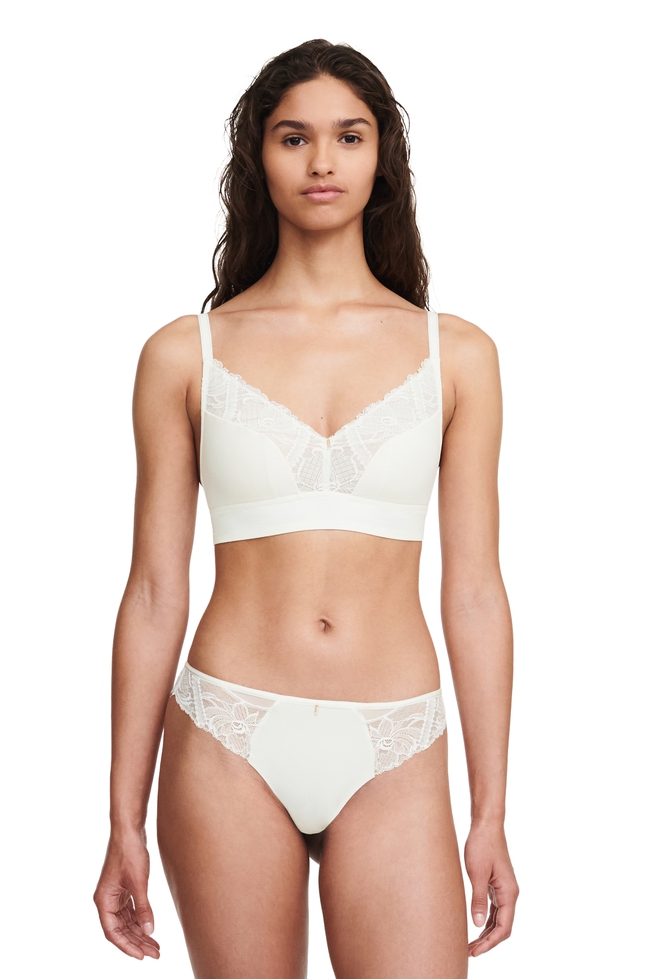 Кружевной бюстгальтер-топ с мягкими чашками без косточек 3