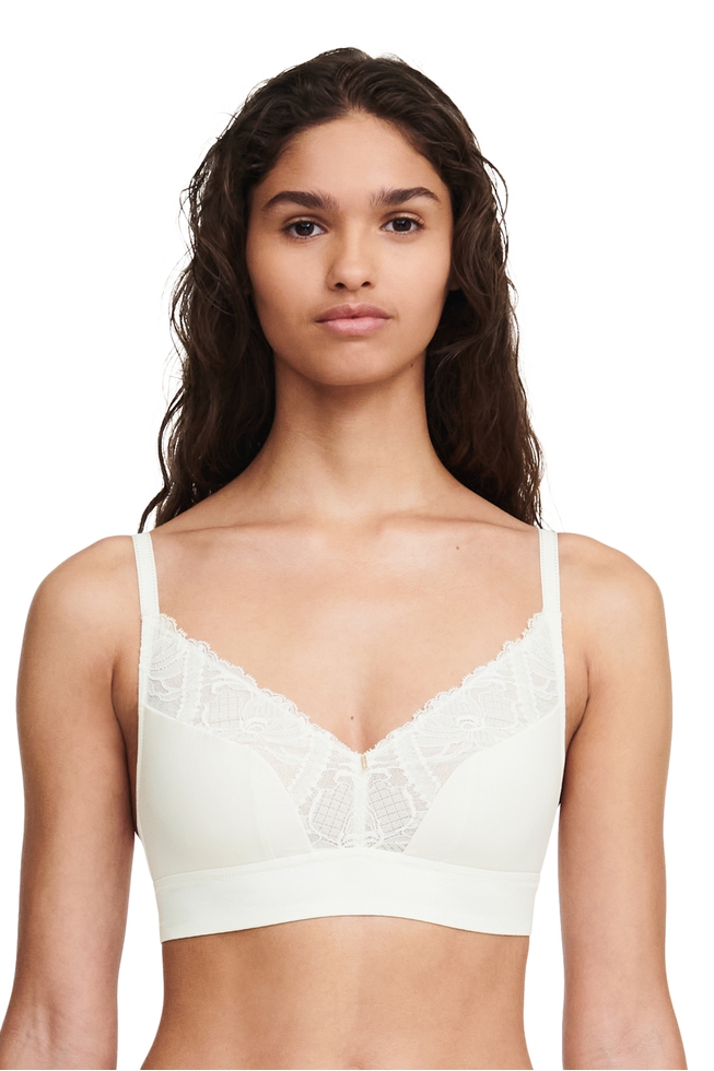 Кружевной бюстгальтер-топ с мягкими чашками без косточек 1
