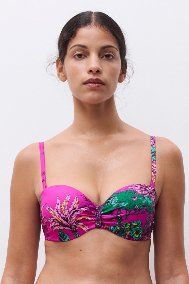 Купальный лиф с плотными чашками 1