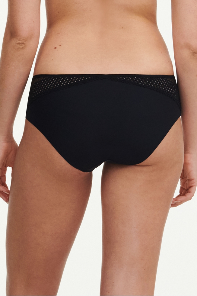  Женские черные трусы-слипы  2