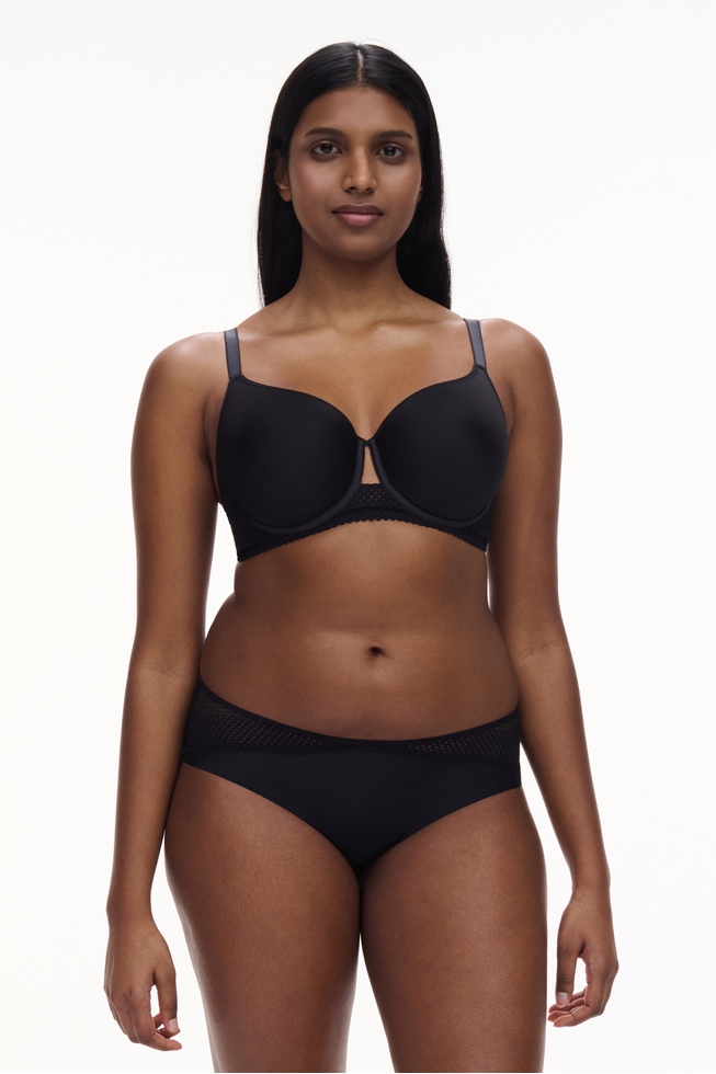  Черный бюстгальтер с мягкими чашками  4