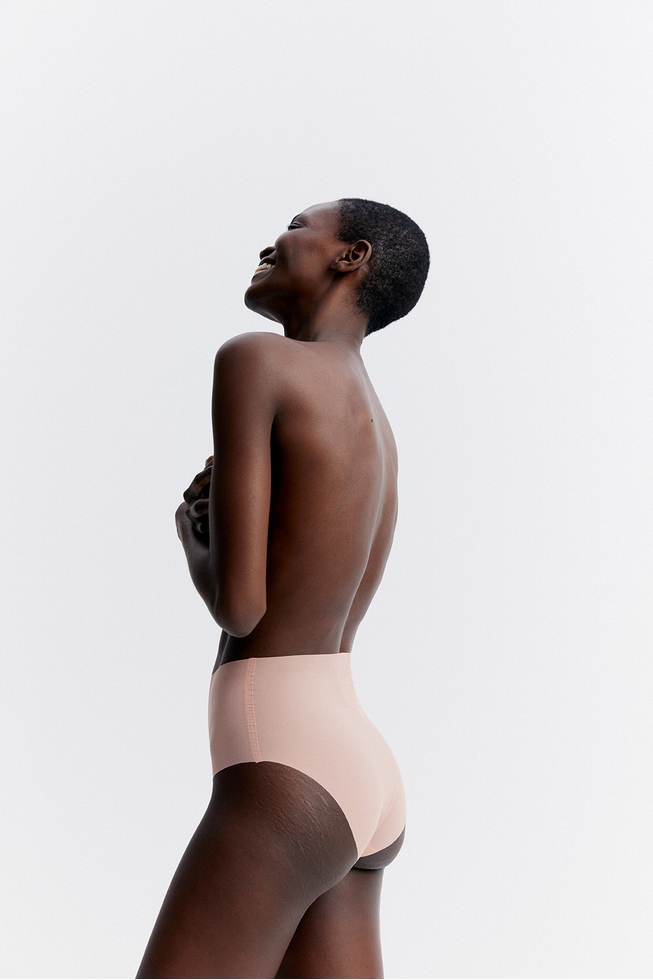 Женские бесшовные высокие трусы-слипы 8