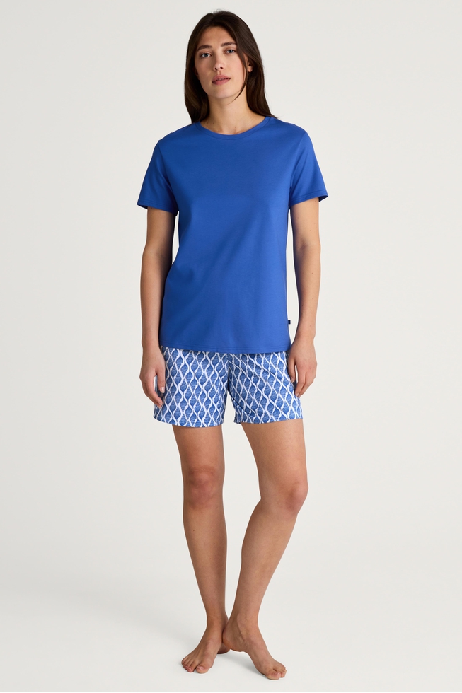 Женская пижама с шортами из хлопка  1