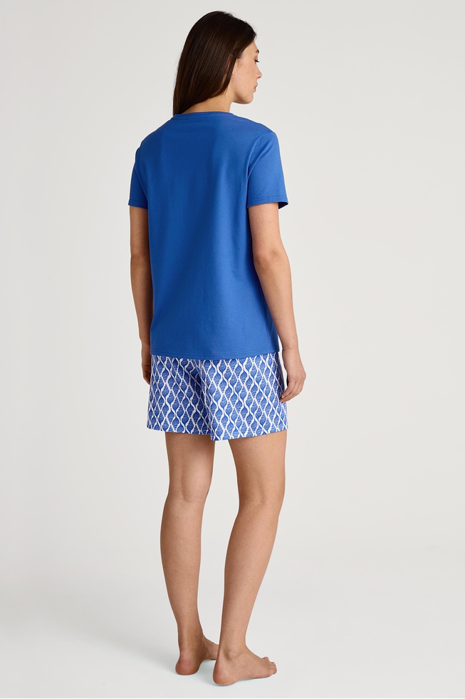 Женская пижама с шортами из хлопка  2