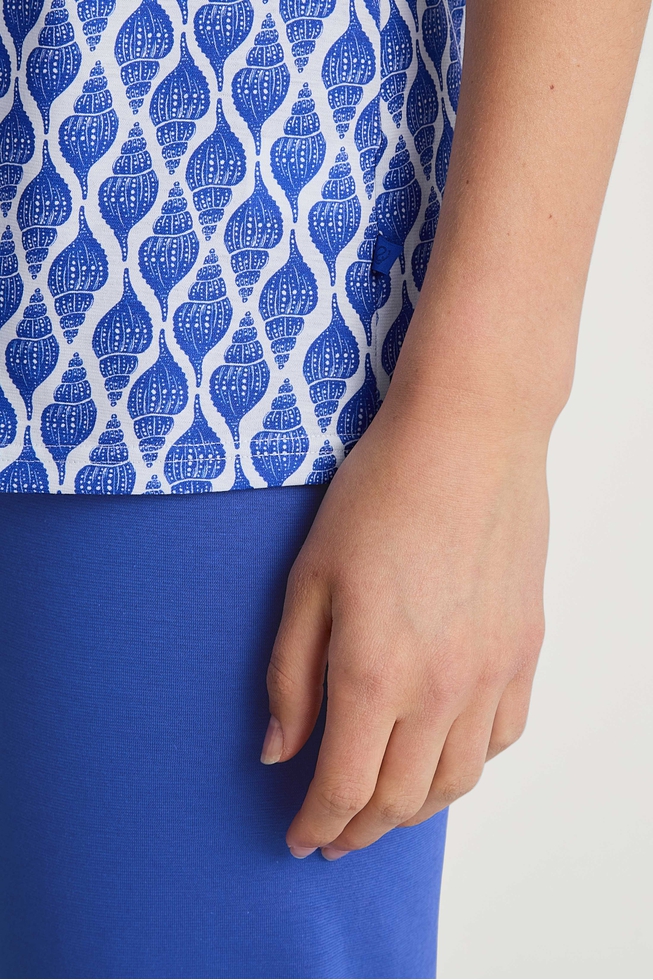 Женская пижама с капри из хлопка  4