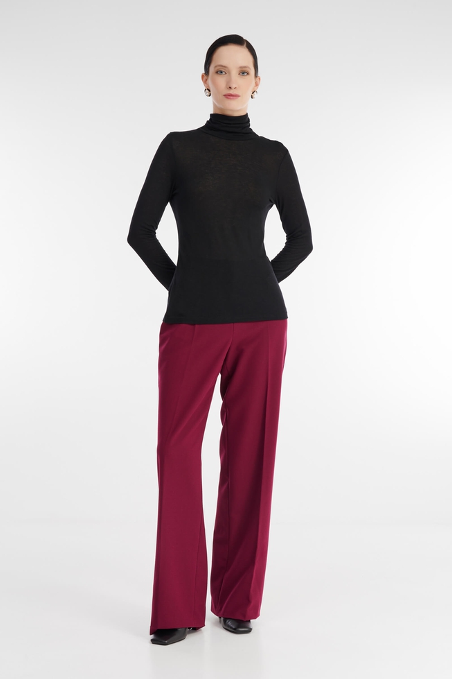 Женский чёрный джемпер 3