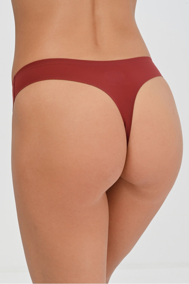 Женские бесшовные трусы-стринги Soft Stretch one size 2