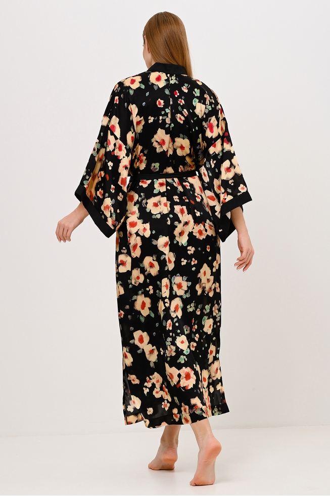  Пляжный шелковый халат  3