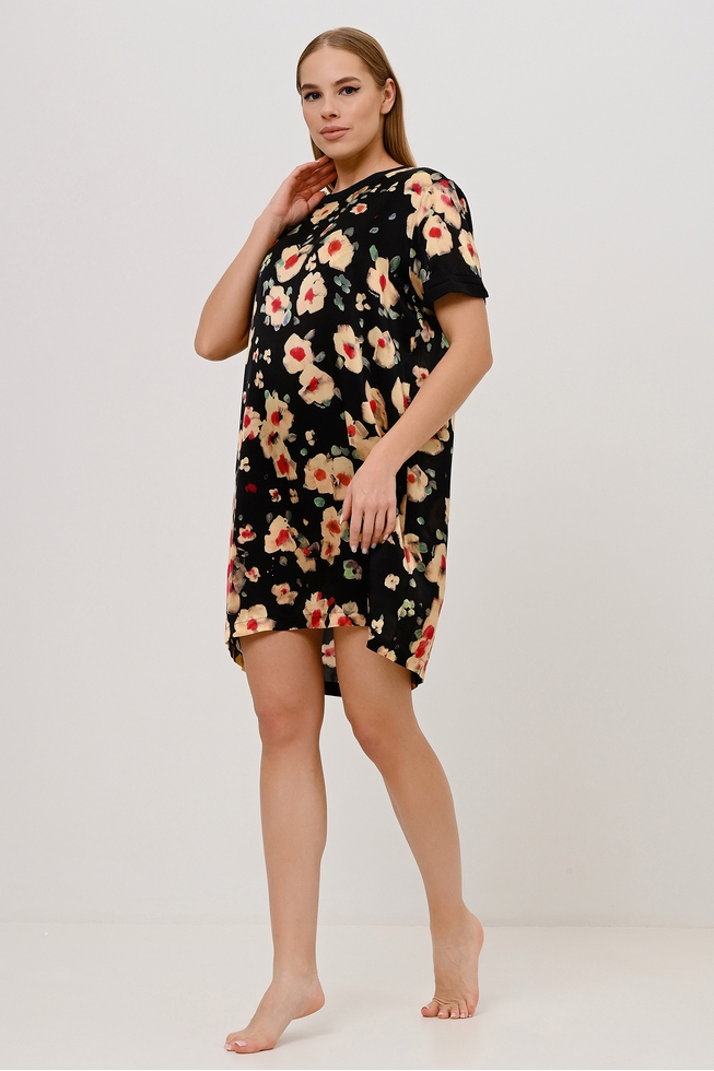  Пляжное шелковое платье  2