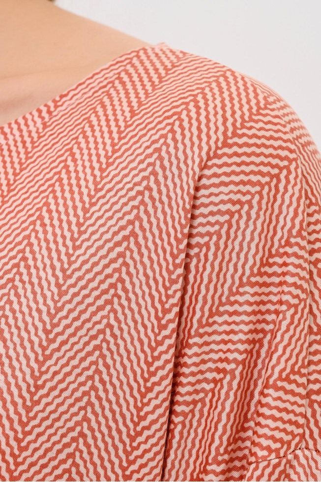  Длинная сорочка в полоску  4