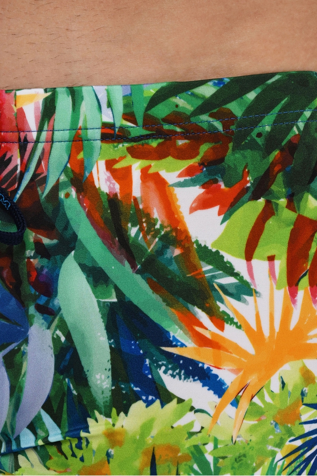 Мужские плавки-боксеры с растительным принтом  4