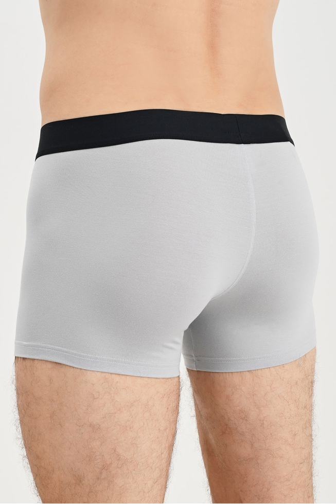 Серые мужские трусы-боксеры  2