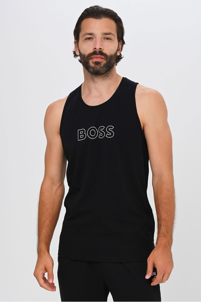 Мужская хлопковая майка с логотипом бренда  5