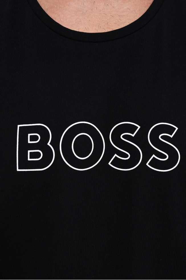 Мужская хлопковая майка с логотипом бренда  8