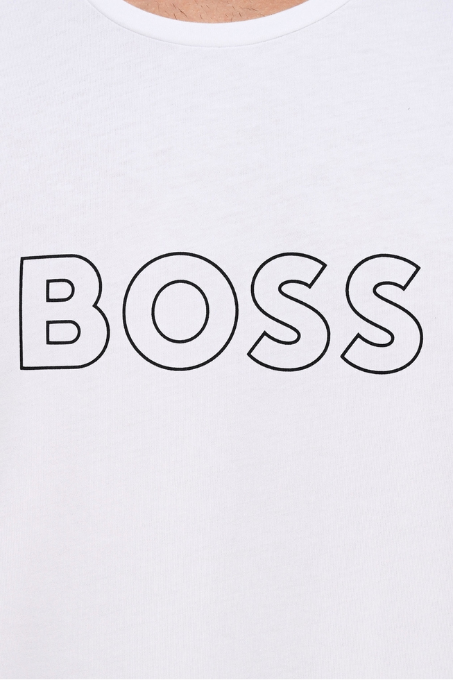 Мужская хлопковая майка с логотипом бренда  12