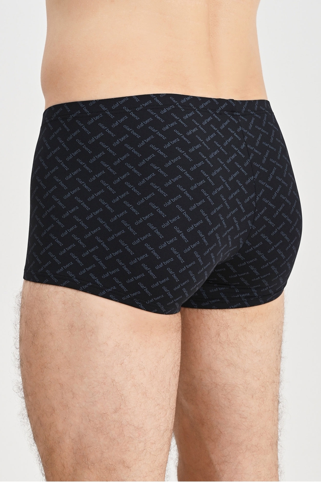 Черные мужские трусы-боксеры  2