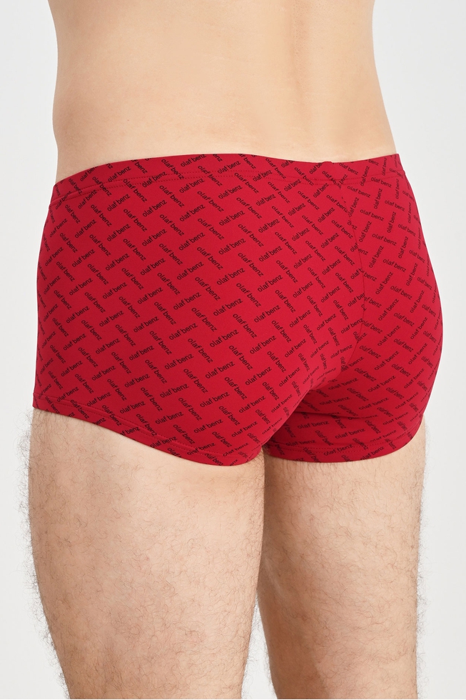 Малиновые мужские трусы-боксеры  2