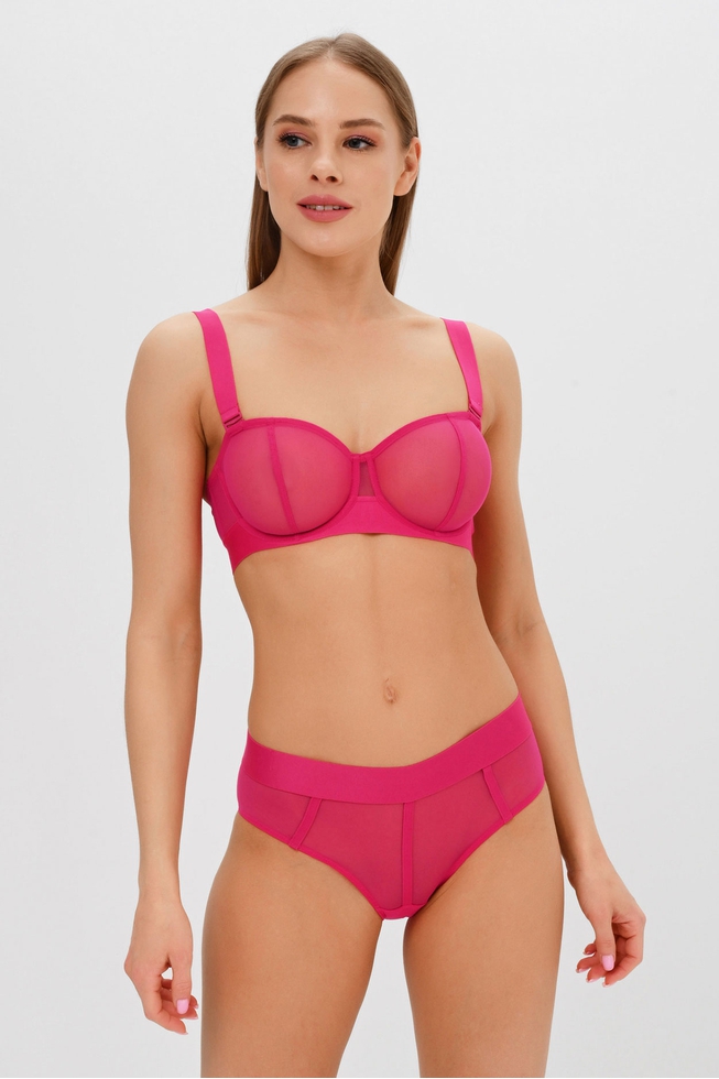  Бюстгальтер-бандо с мягкими чашками  3