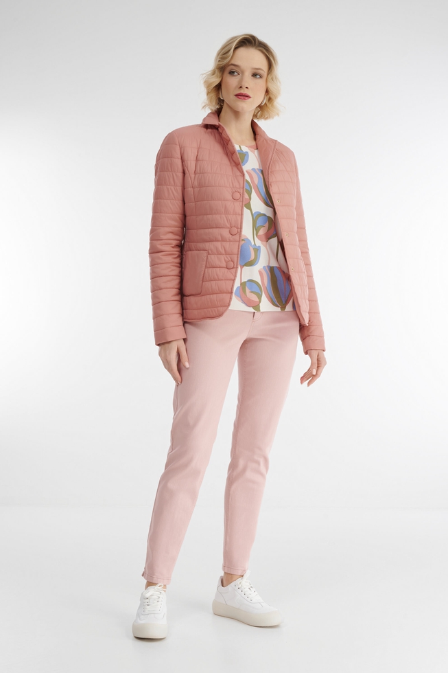 Женская пудровая куртка 5