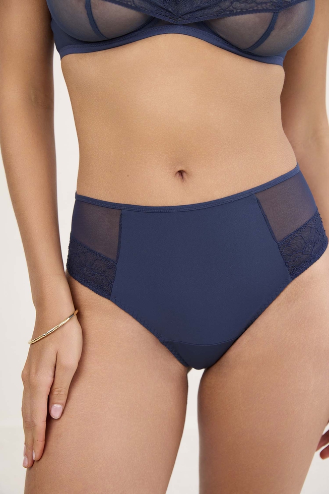 Женские синие трусы-хипстеры 1