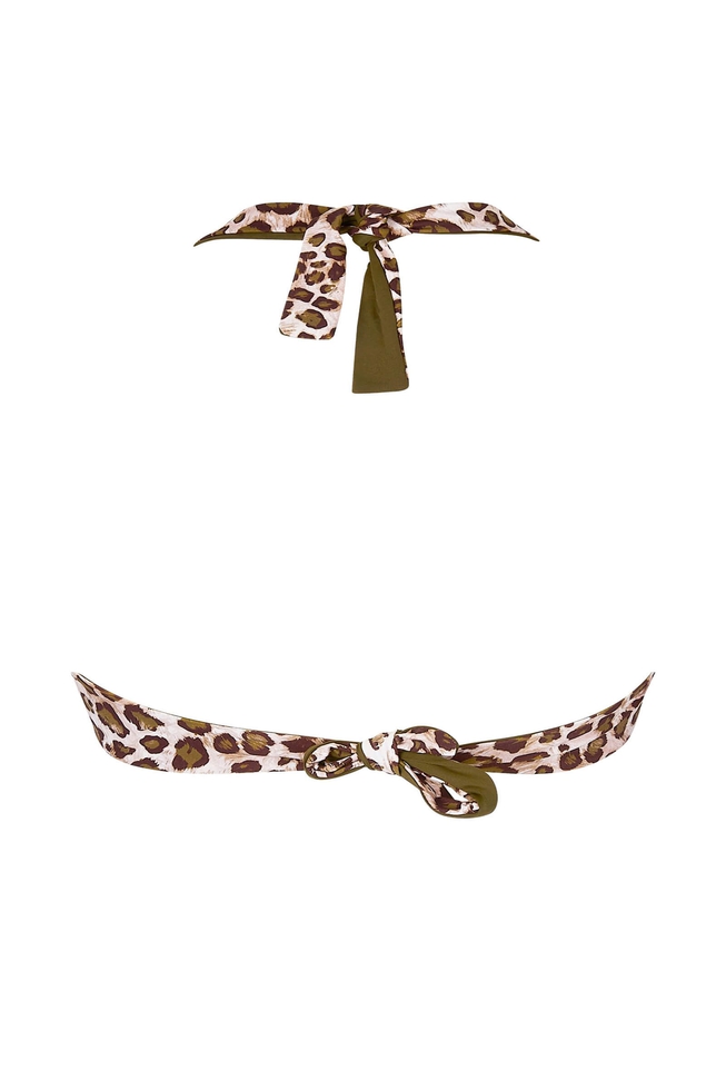 Леопардовый купальный лиф 2