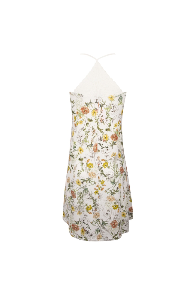 Женская кружевная сорочка миди 2