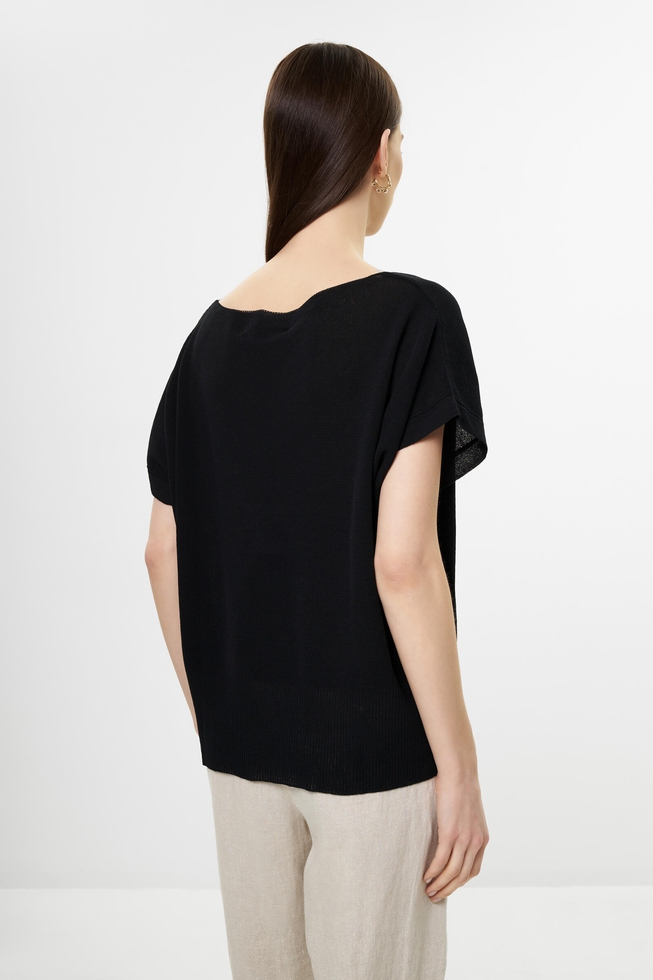 Женский чёрный джемпер 2