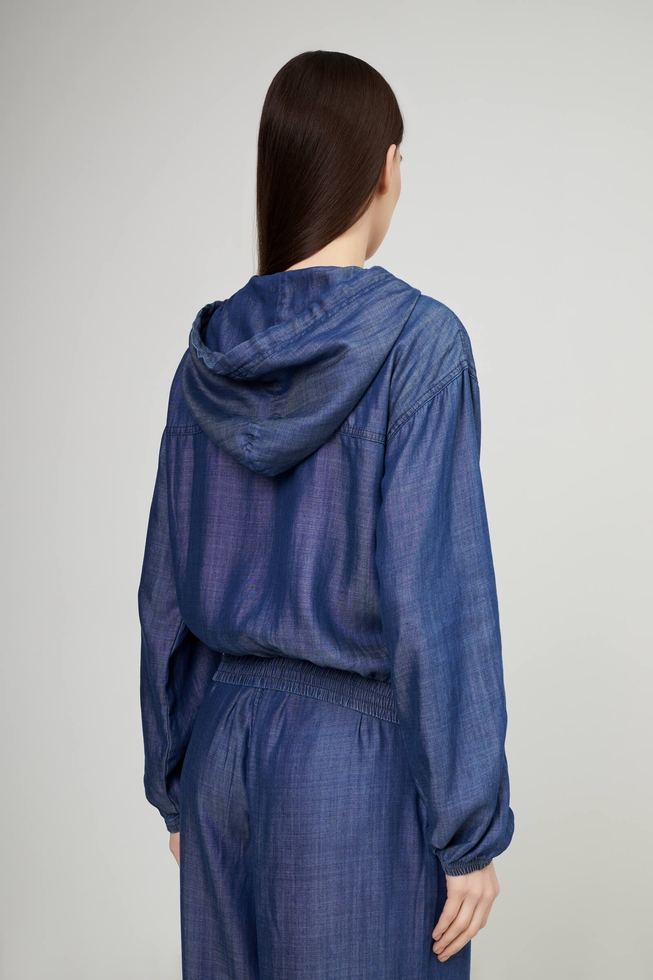 Женская синяя куртка 2