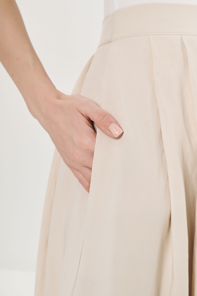 Длинная серая юбка 5