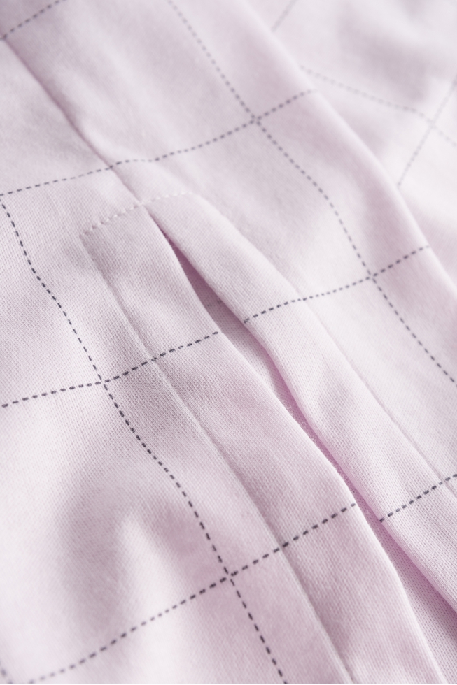 Длинная хлопковая сорочка-рубашка в клетку на пуговицах 14