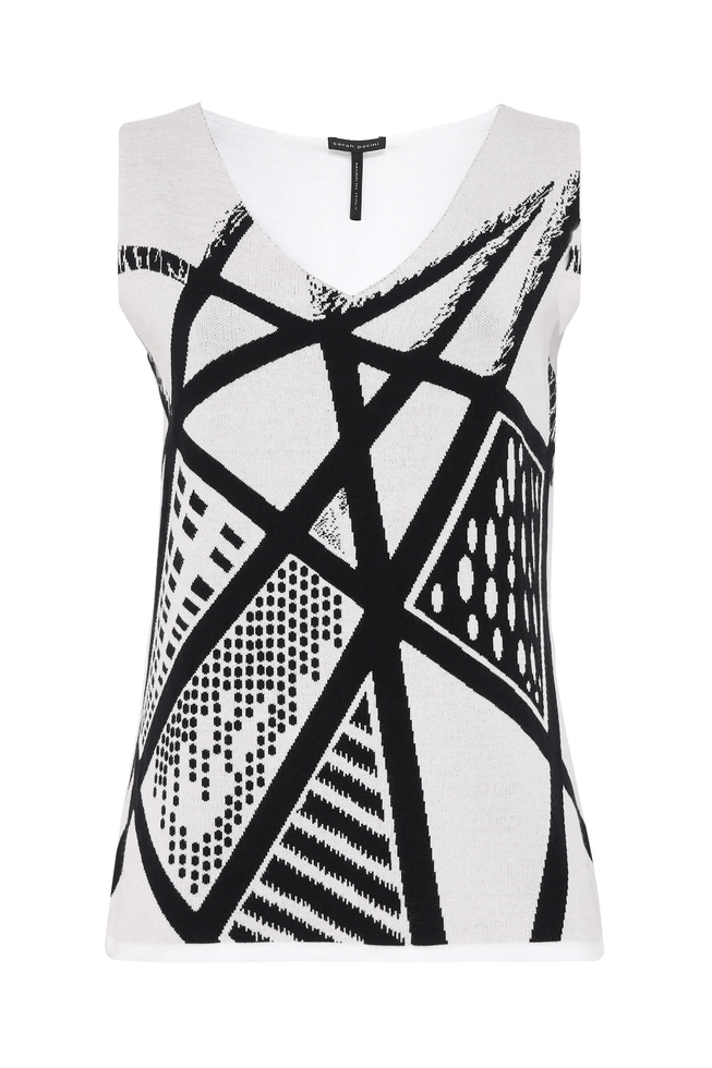 Женский белый топ 6