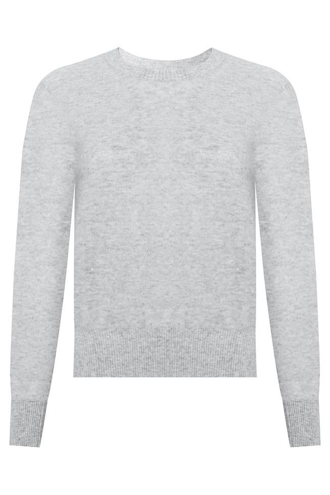 Женский серый джемпер 6