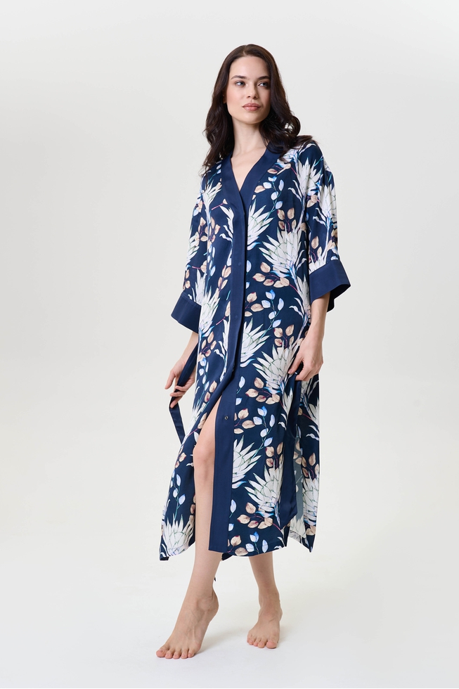  Женский длинный халат  1