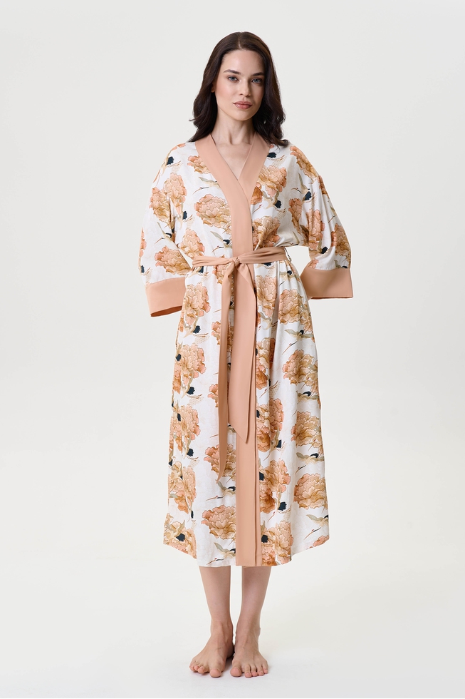  Женский длинный халат  1