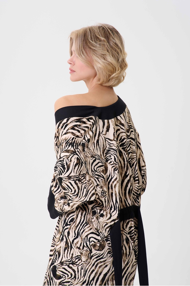  Женский домашний халат миди  4