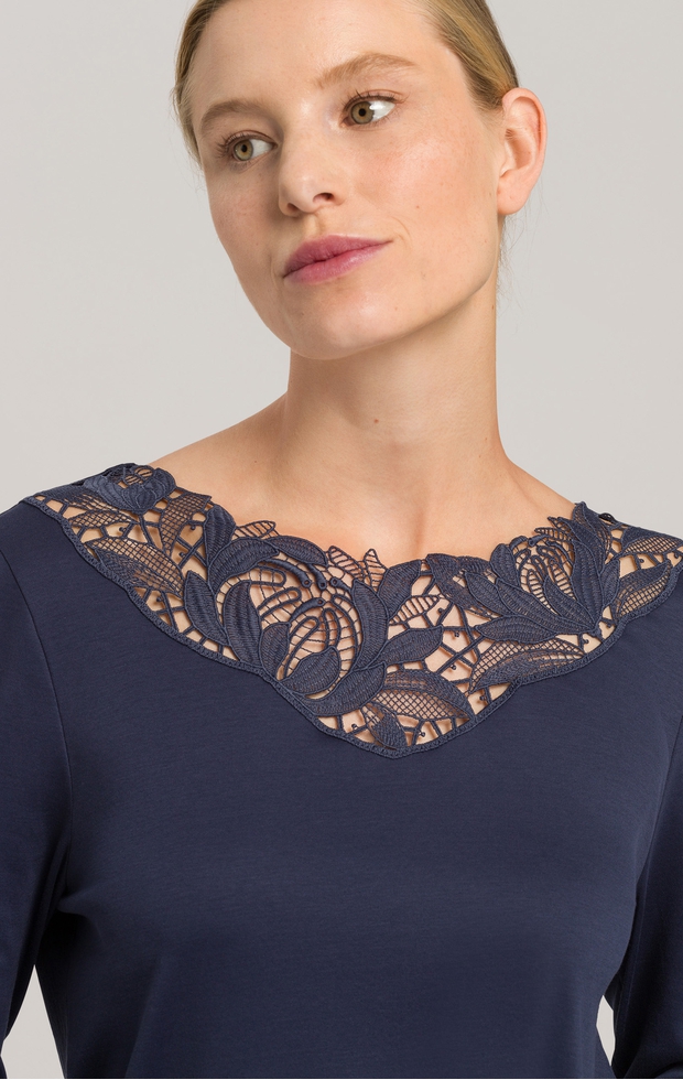  Женская хлопковая пижама с брюками  3