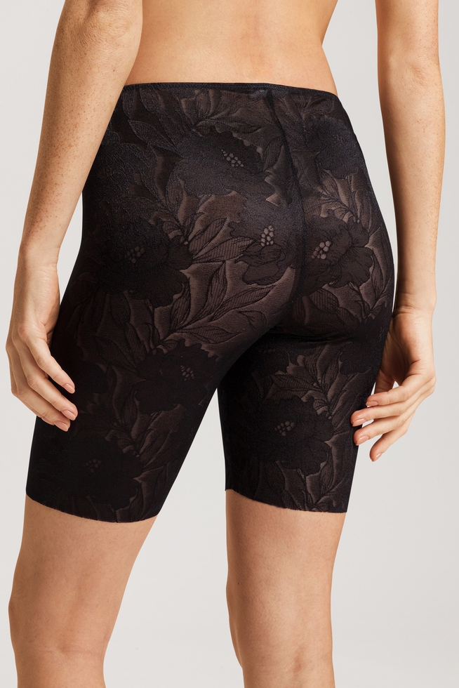 Женские черные трусы-шорты макси 2